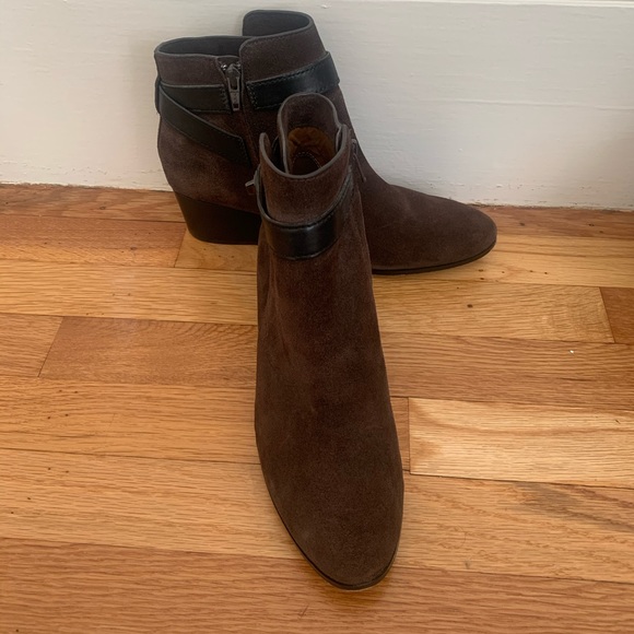 Coach Patricia chocolate suede bootie - Picture 3 of 7